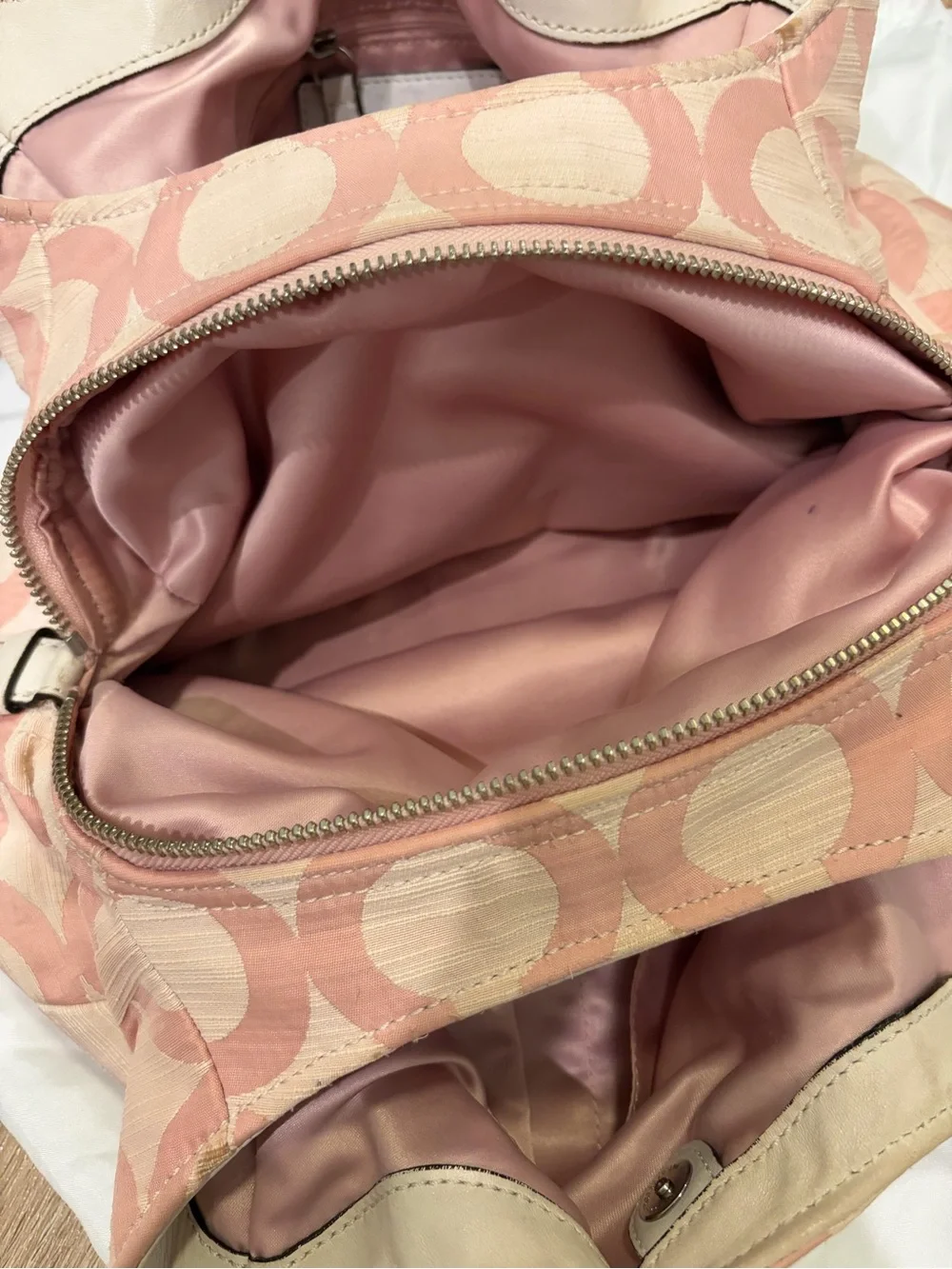 Y2K Coach Baby Pink Shoulder Bag